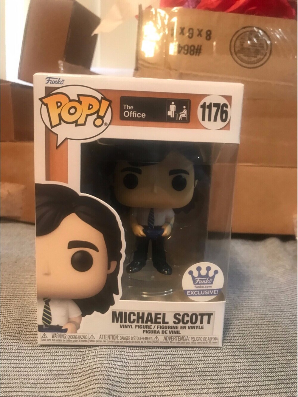 EXCLUSIVE Young Michael Scott The Office Funko Pop Television #1176 Steve Carell